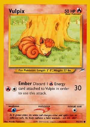 Vulpix (91/105) [Neo Destiny Unlimited]