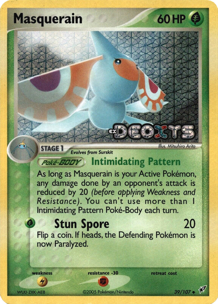 Masquerain (39/107) (Stamped) [EX: Deoxys]