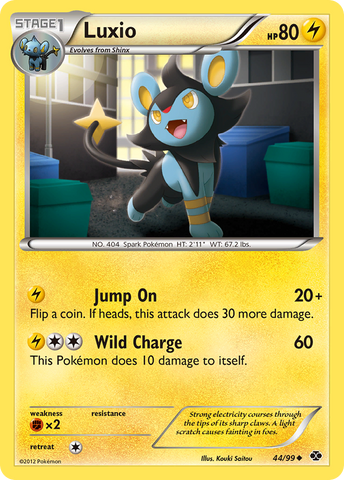 Luxio (44/99) [Black & White: Next Destinies]