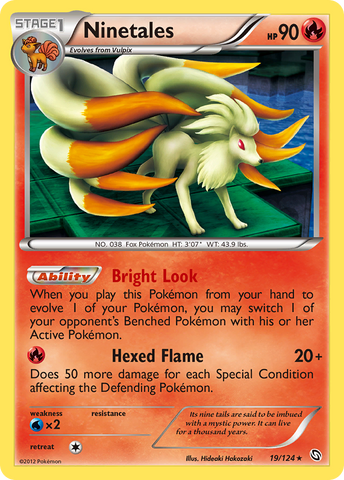 Ninetales (19/124) [Black & White: Dragons Exalted]