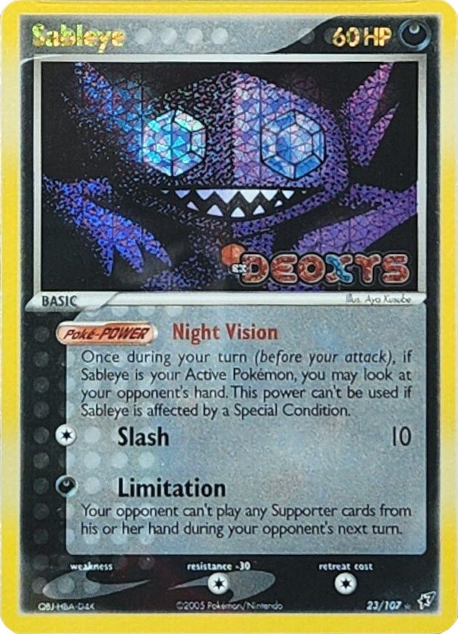 Sableye (23/107) (Stamped) [EX: Deoxys]