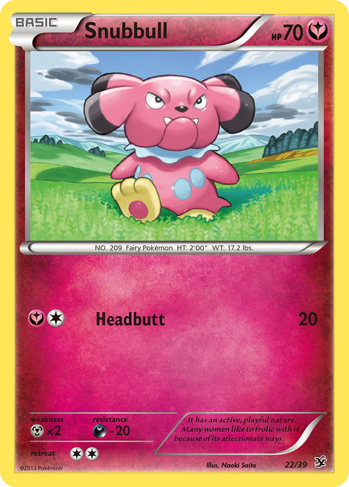 Snubbull (22/39) [XY: Kalos Starter Set]